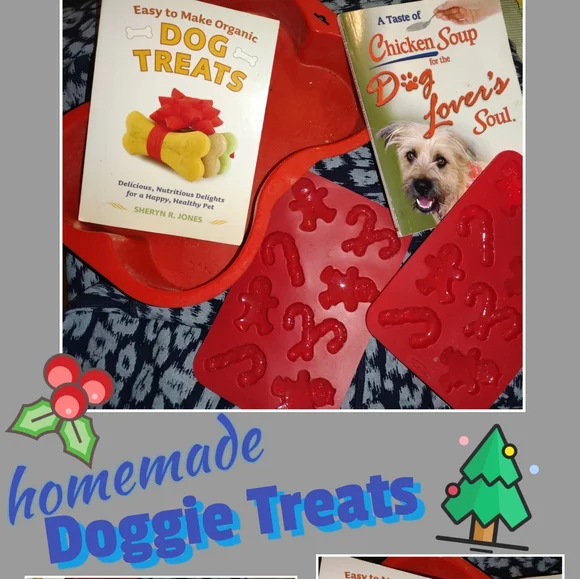 Doggie Treat Recipe Book & Treat Mold