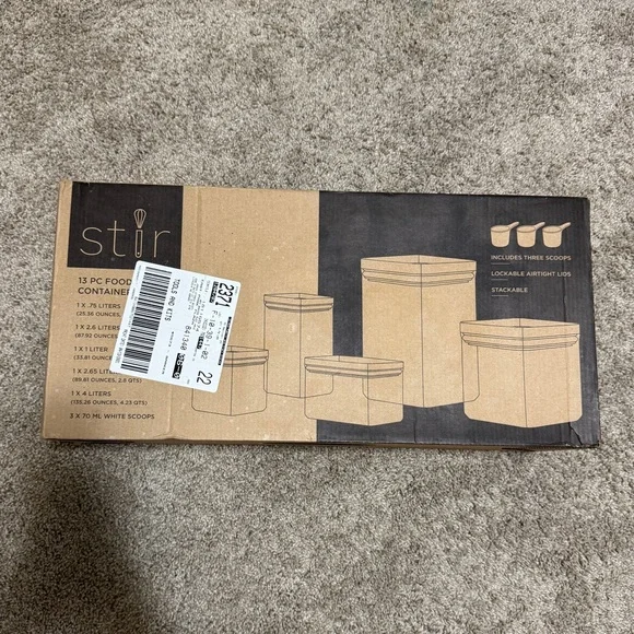 Brand New Stir 13 PC Food Container