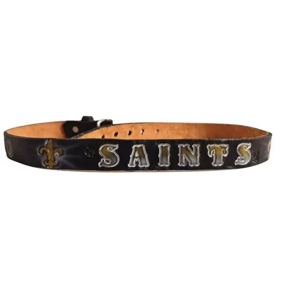 New Orleans Saints Boy Leather belt 36