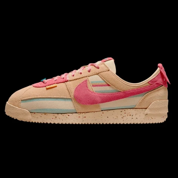Nike Cortez x UNION LA Sesame Sneakers: Pink Teal RARE Women’s 7