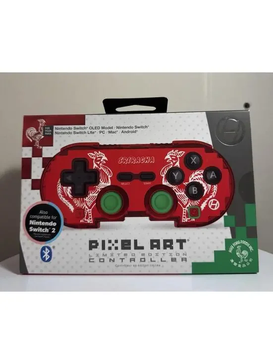 Hyperkin Limited Edition Pixel Bluetooth Controller SRIRACHA NINTENDO SWITCH 2
