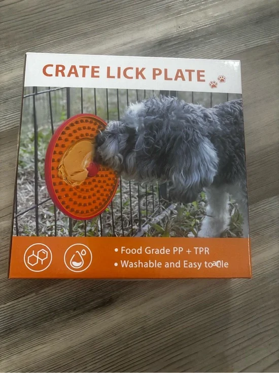 Lick Plate Dog Lick Mat - Orange