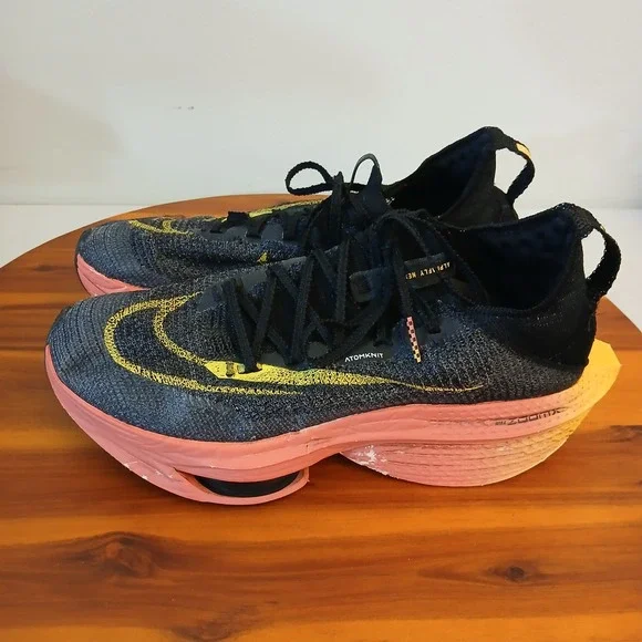Nike Black Yellow Pink Running Shoes