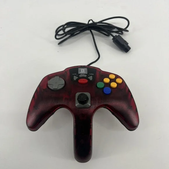Nintendo 64 Controller Red Clear