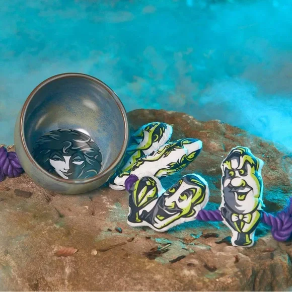 Brand New Disney Parks The Haunted Mansion Madame Leota Cat/Dog Pet Bowl