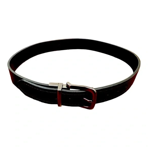 COLUMBIA BLACK BELT - vegan leather - youth medium