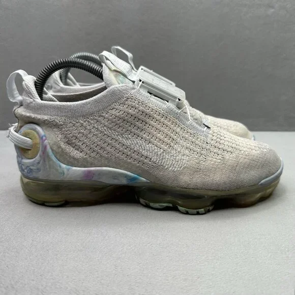 Womens Size 7.5 Nike Air VaporMax 2020‎ Flyknit Shoes Summit White Running