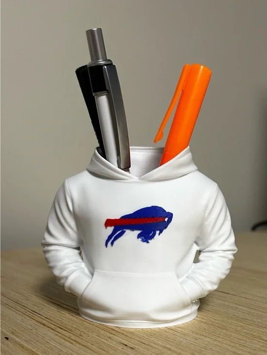 White Buffalo 🦬 Bills Hoodie Pen Holder