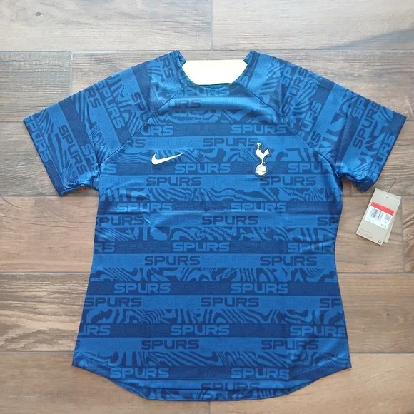Tottenham Hotspur Soccer Jersey Womens Large Blue‎ Nike 2022-23 Kit DJ8654-438