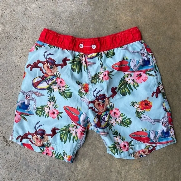 Men's Looney Toon Swim Trunks