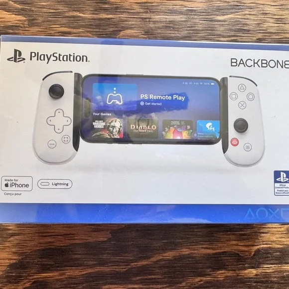 Sony PlayStation Backbone-Style Mobile Controller — White