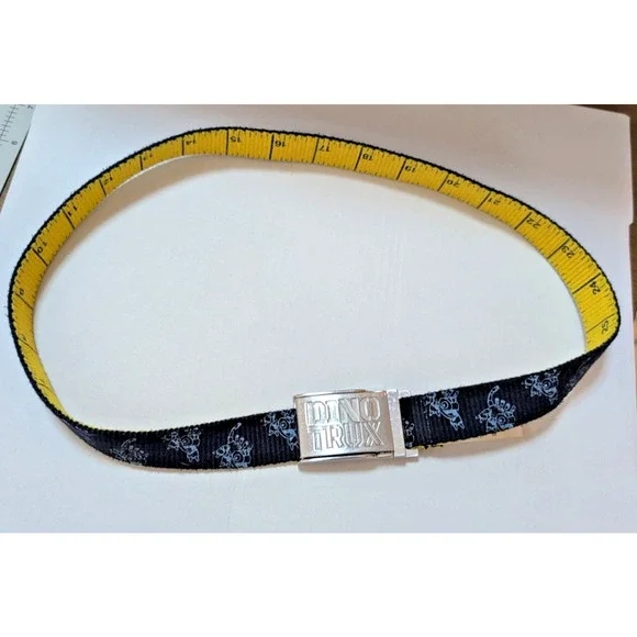 Gymboree Dinotrux Boys Belt Size S/5-6 measuring two sided