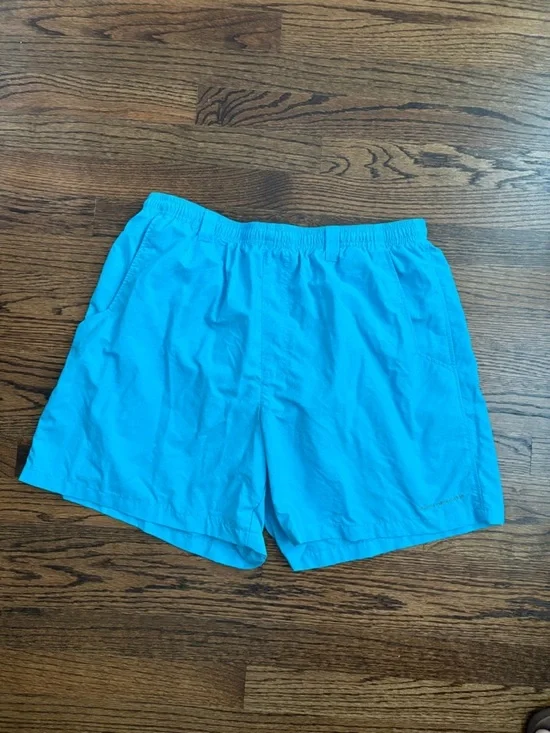 Columbia blue Swim Shorts with White Mesh Lining