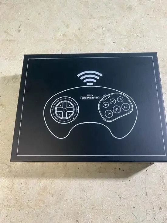 Retro-Bit BIG6 2.4GHz Wireless Arcade Pad for Sega Genesis