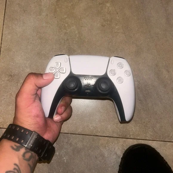 2 Sony DualSense Wireless Controllers - White & Black