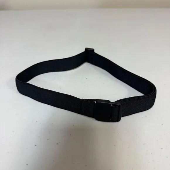 Black Adjustable Elastic Belt Nylon Strap Boy Belt Size 16