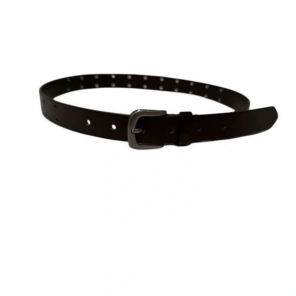 The Children’s Place Boy’s Brown Faux Leather Belt in size 8-14