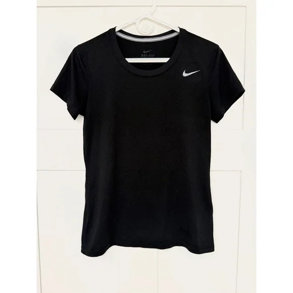 Nike Dri-FIT Women's Black Short Sleeve Training T-Shirt Small