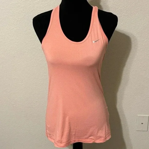 Nike Dri-FIT Salmon Size Medium Tank