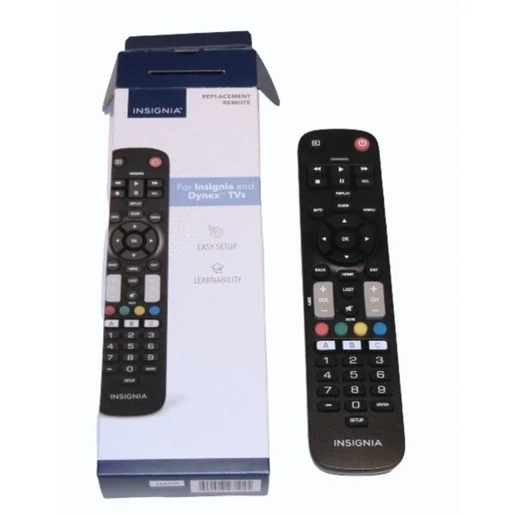 Insignia Dynex TV Replacement Remote Control NS RMTEXB21 Easy Setup Learnability