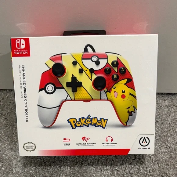 Pokémon Wired Controller for Nintendo Switch - Pikachu Design