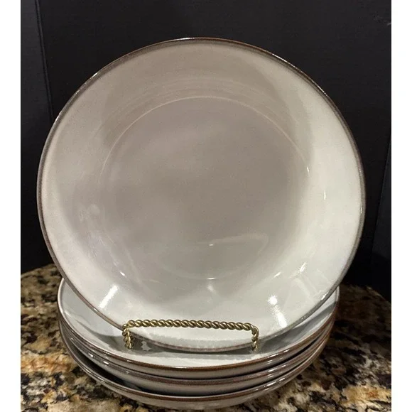 IKEA‎ Of Sweden Stoneware Set Of 4 Pasta Bowls Bowl 8 Inch Grayish Brown 21963