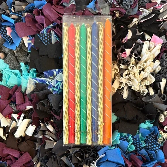 🆕Papyrus Metallic Birthday Candles