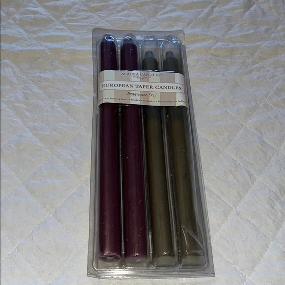 Alaura European Taper Candles Set of 6