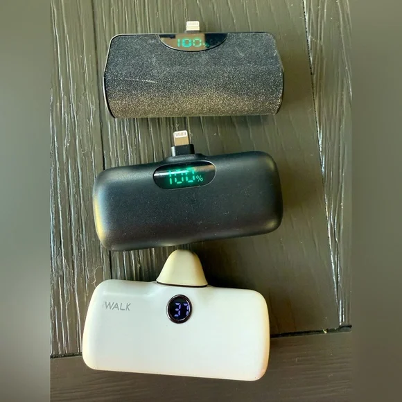 Portable iPhone chargers for iPhone 13, 11, 12 & others - 3 included 🔌💡💎