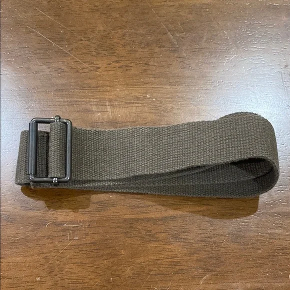 Brown Belt Bag with Woven Fabric and Quick Release Buckle