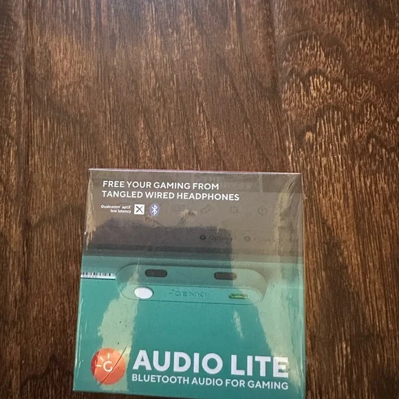 GENKI Audio Lite Bluetooth 5.0 Adapter for Nintendo Switch, Blue - NEW
