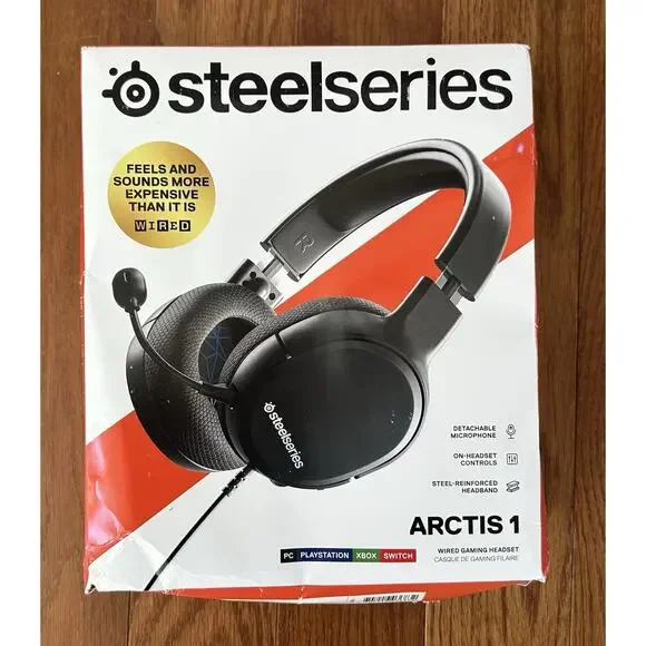 SteelSeries Arctis 1 Black Over the Ear Wired‎ Headset NEW