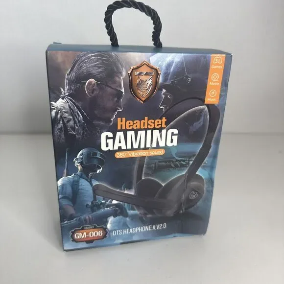 Gm-006‎ Gaming Headset Headphones Lightweight