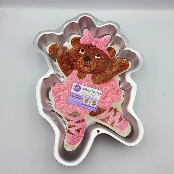 Wilton Ballerina Teddy Bear Birthday Cake Pan 2105-1028