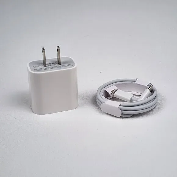 20W USB-C Wall Charger + USB-C to USB-C Cable 3ft – Generic - Fast Charging