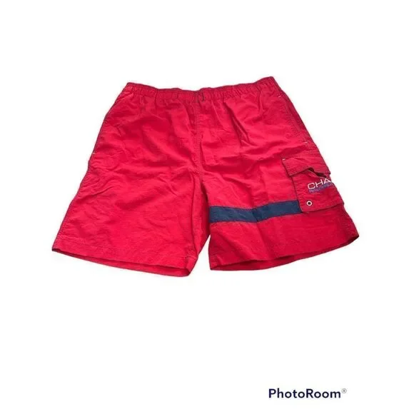 Vintage Chaps Ralph Lauren Swim Trunks Mens XLarge Red