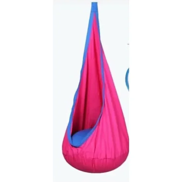 Rare Limited Edition IKEA Ekorre Hammock Swing Hanging Chair Kids Pink Full Set
