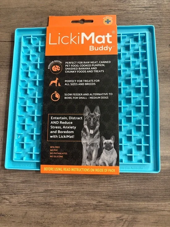 Buddy Dog Licking Mat - Blue