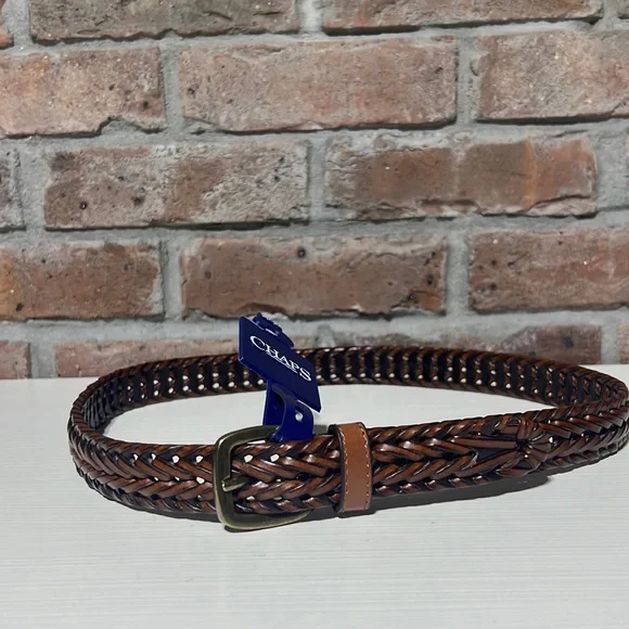 NEW Kids chaps leather braided belt