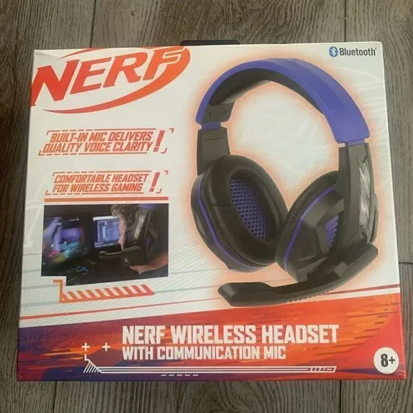 Nerf built in MIC delivers quality voice clarity comfortable for wireless gaming