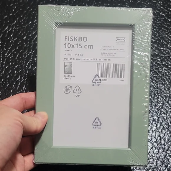 IKEA FISKBO Soft Sage Frame