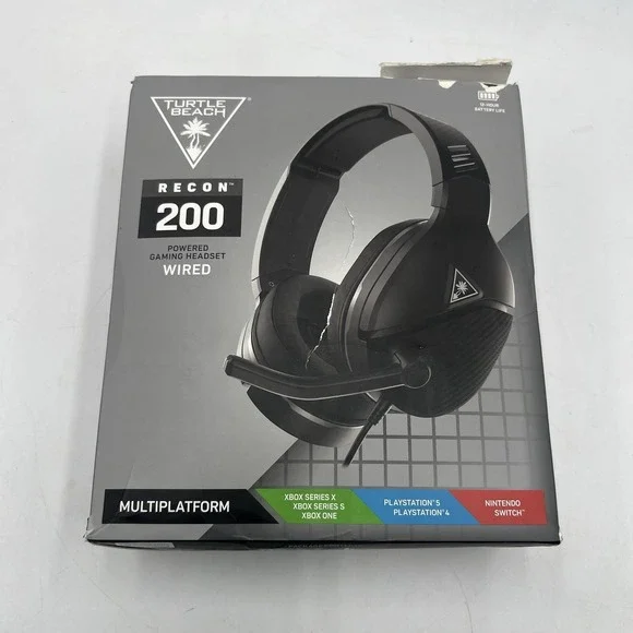 Turtle Beach Recon 200 Multi Platform Gaming Headset Black