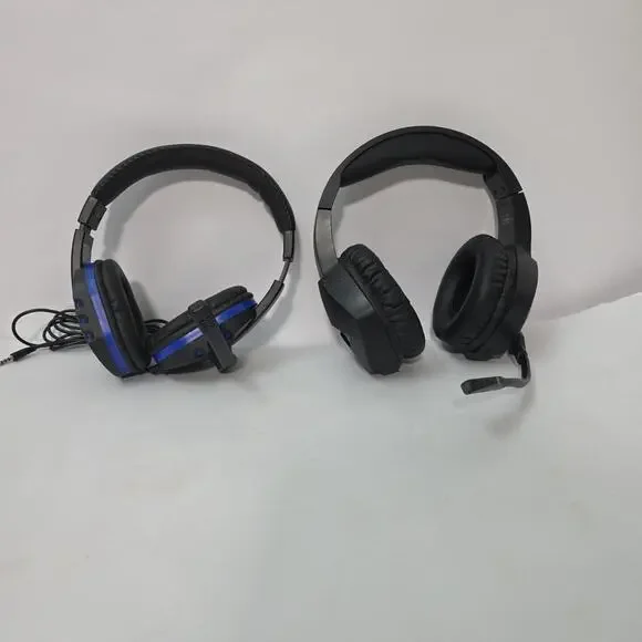 Lot Of 2 Gaming Headsets Binnune Wireless Gaming Headset Xbox PC + Lvlup Working