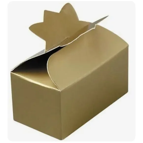 16 ct Gold Truffle Boxes Wilton wedding bridal shower party favor (4ct x 4)
