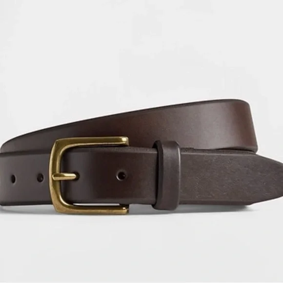 GAP Boys Dark Brown Leather Belt - M - Like New