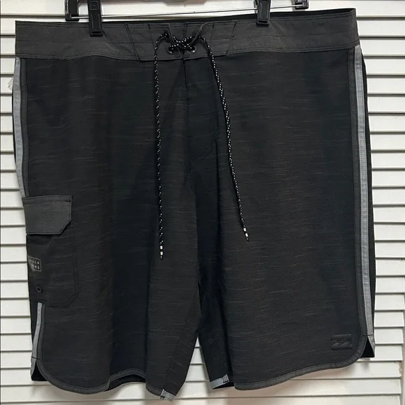 Billabong Dark Gray Board Shorts with Pocket Size 38