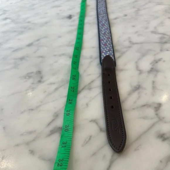 Vineyard Vines Boys’ Classic Canvas & Leather Club Belt - Size 26