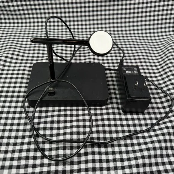 Belkin Apple Watch + iPhone Charging Dock Stand Black Model F8J183 Power Adapter