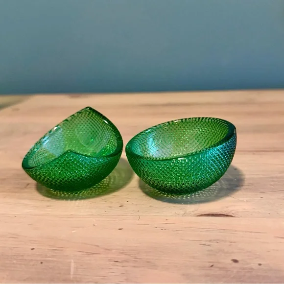 IKEA Green Textured Bowls