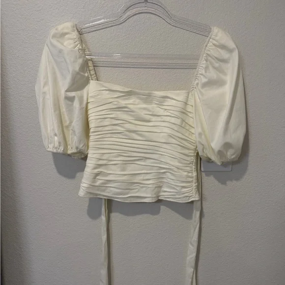 Reformation Puff Sleeve Top
